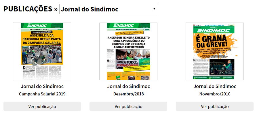 2. Acesso aos últimos jornais impressos do Sindicato. Fique por dentro das campanhas salariais, resultados das eleições e reivindicações dos direitos dos trabalhadores.